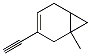 Bicyclo[4.1.0]hept-3-ene, 3-ethynyl-1-methyl- (9CI) 结构式