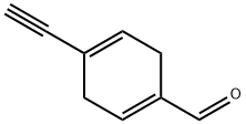 1,4-Cyclohexadiene-1-carboxaldehyde, 4-ethynyl- (9CI) Structure