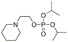 Phosphoric acid diisopropyl 2-piperidinoethyl ester Struktur