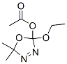 1,3,4-Oxadiazol-2-ol,2-ethoxy-2,5-dihydro-5,5-dimethyl-,acetate(ester)(9CI) 化学構造式