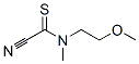 Carbonocyanidothioic  amide,  (2-methoxyethyl)methyl-  (9CI) Structure