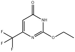 4(1H)-Pyrimidinone,2-ethoxy-6-(trifluoromethyl)-(9CI) 化学構造式