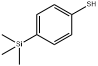 P-(TRIMETHYLSILYL)BENZENETHIOL Struktur