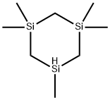1,1,3,3,5-Pentamethyl-1,3,5-trisilacyclohexane Struktur