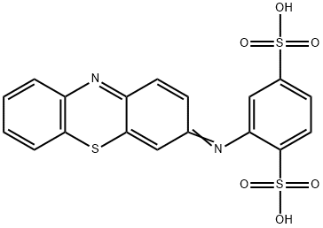 3-(2',5'-DisulfophenyliMino)-3H-phenothiazine Structure