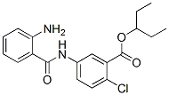 pentan-3-yl 5-[(2-aminobenzoyl)amino]-2-chloro-benzoate Structure