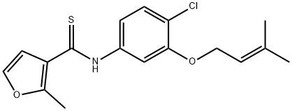 178870-32-1 N-[4-chloro-3-(3-methylbut-2-enoxy)phenyl]-2-methyl-furan-3-carbothioamide