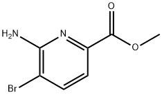 5-溴-6-氨基吡啶-2-羧酸甲酯,178876-82-9,结构式