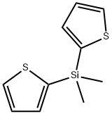 Dimethyldi-2-thienylsilane Structure