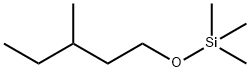 Trimethyl[(3-methylpentyl)oxy]silane Structure