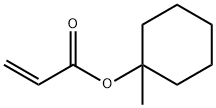 1-METHYLCYCLOHEXYL ACRYLATE 化学構造式