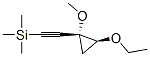 Silane, [(2-ethoxy-1-methoxycyclopropyl)ethynyl]trimethyl-, (1R-cis)- (9CI) 结构式