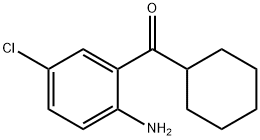 2-アミノ-5-クロロフェニル(シクロヘキシル)ケトン 化学構造式