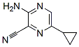 Pyrazinecarbonitrile,  3-amino-6-cyclopropyl-  (8CI) Structure