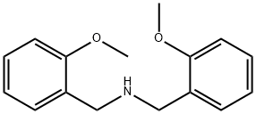 N-(2-メトキシベンジル)-1-(2-メトキシフェニル)メタンアミン 化学構造式