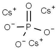 オルトリン酸セシウム 化学構造式