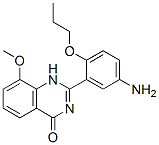4(1H)-Quinazolinone,  2-(5-amino-2-propoxyphenyl)-8-methoxy-  (9CI) 结构式