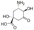 Cyclohexanecarboxylic acid, 3-amino-1,4-dihydroxy-5-oxo-, [1R-(1alpha,3beta,4alpha)]-,178948-65-7,结构式