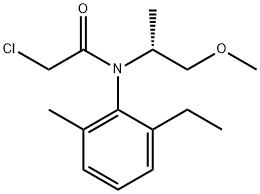 2-CHLORO-N-(2-ETHYL-6-METHYLPHENYL)-N-[(1S)-2-METHOXY-1-METHYLETHYL]ACETAMIDE Struktur