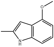 4-methoxy-2-methyl-1H-indole Struktur