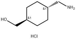 TRANS-4-(アミノメチル)シクロヘキサンメタノール塩酸塩 化学構造式