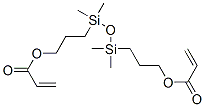 (1,1,3,3-tetramethyldisiloxane-1,3-diyl)dipropane-1,3-diyl diacrylate Structure