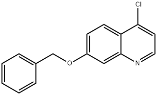 7-BENZYLOXY-4-CHLOROQUINOLINE Struktur