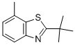 Benzothiazole, 2-(1,1-dimethylethyl)-7-methyl- (9CI) Structure