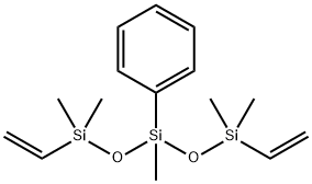 1,1,3,5,5-pentamethyl-3-phenyl-1,5-divinyltrisiloxane  Structure