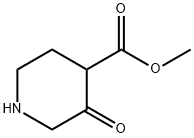 4-Piperidinecarboxylicacid,3-oxo-,methylester(9CI) Structure