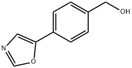 [4-(5-噁唑基)苯基]甲醇 结构式