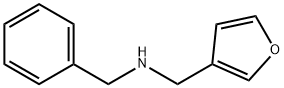ベンジル(フラン-3-イルメチル)アミン 化学構造式