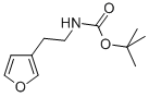 Carbamic acid, [2-(3-furanyl)ethyl]-, 1,1-dimethylethyl ester (9CI) Structure