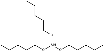 tris(pentyloxy)silane Structure