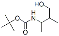Carbamic acid, (3-hydroxy-1,2-dimethylpropyl)-, 1,1-dimethylethyl ester, Structure