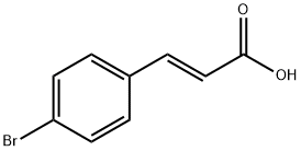 对溴肉桂酸, 17916-60-8, 结构式