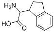 2-氨基-2-(2,3-二氢-1H-茚-1-基)乙酸 结构式