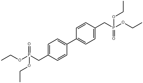4,4-Bis(diethylphosphonomethyl)biphenyl Struktur