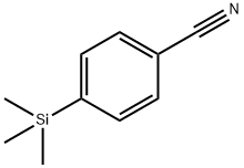 4-Trimethylsilylbenzonitrile 化学構造式