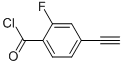 Benzoyl chloride, 4-ethynyl-2-fluoro- (9CI) 结构式
