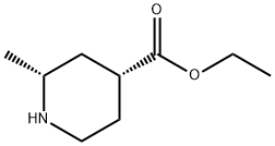 (2R,4R)-4-甲基-2-哌啶羧酸乙酯 结构式