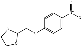 2-(4-NITRO-PHENOXYMETHYL)-[1,3]DIOXOLANE 结构式