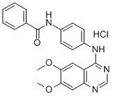 N-(4-((6,7-DIMETHOXY-4-QUINAZOLINYL)AMIN Struktur