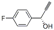 Benzenemethanol, alpha-ethynyl-4-fluoro-, (R)- (9CI) Struktur