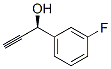 Benzenemethanol, alpha-ethynyl-3-fluoro-, (S)- (9CI) 化学構造式
