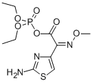 4-THIAZOLEACETIC ACID, 2-AMINO-ALPHA-(METHOXYIMINO)-, ANHYDRIDE WITH DIETHYL HYDROGEN PHOSPHATE, (Z)- Struktur