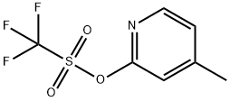 4-Methyl-2-(trifluoromethanesulfonyl)Oxypyridine Struktur