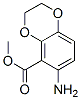 1,4-Benzodioxin-5-carboxylicacid,6-amino-2,3-dihydro-,methylester(9CI) Structure