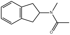 Acetamide,  N-(2,3-dihydro-1H-inden-2-yl)-N-methyl- 化学構造式