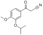 BENZENEPROPANENITRILE, 4-METHOXY-3-(1-METHYLETHOXY)-B-OXO- 化学構造式